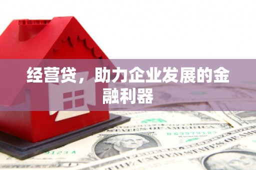 黄江经营贷，助力企业发展的金融利器