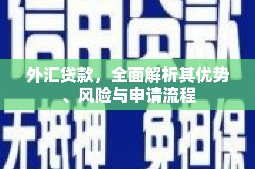 黄江外汇贷款，全面解析其优势、风险与申请流程