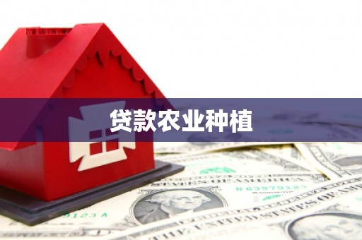 黄江贷款农业种植