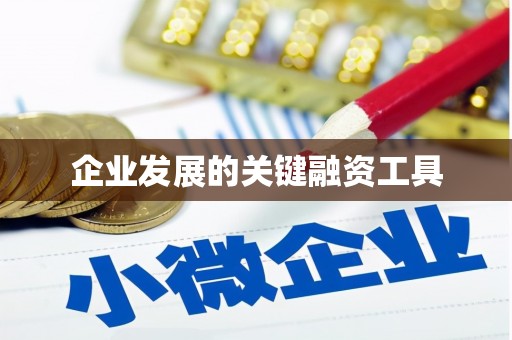 黄江企业发展的关键融资工具