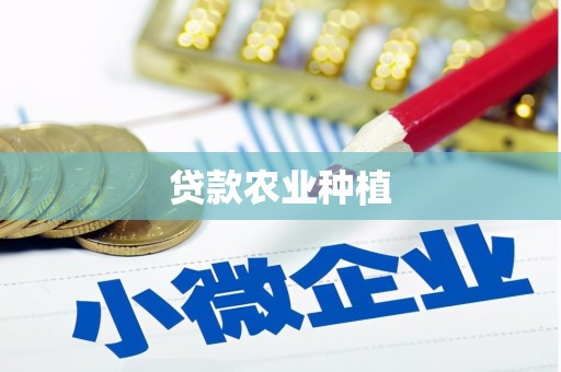 黄江贷款农业种植