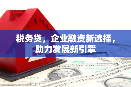 黄江税务贷，企业融资新选择，助力发展新引擎