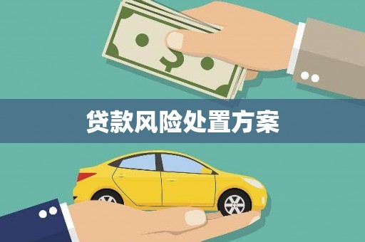 黄江贷款风险处置方案