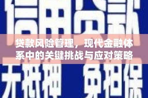 黄江贷款风险管理，现代金融体系中的关键挑战与应对策略