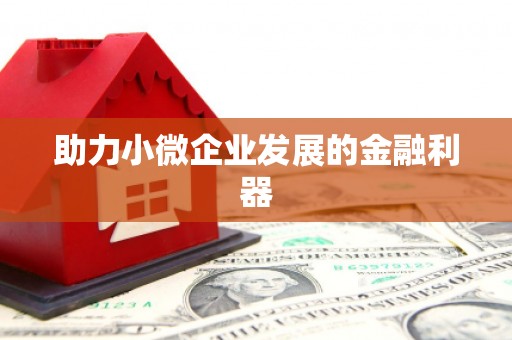 黄江助力小微企业发展的金融利器