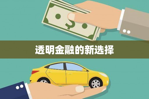 黄江透明金融的新选择